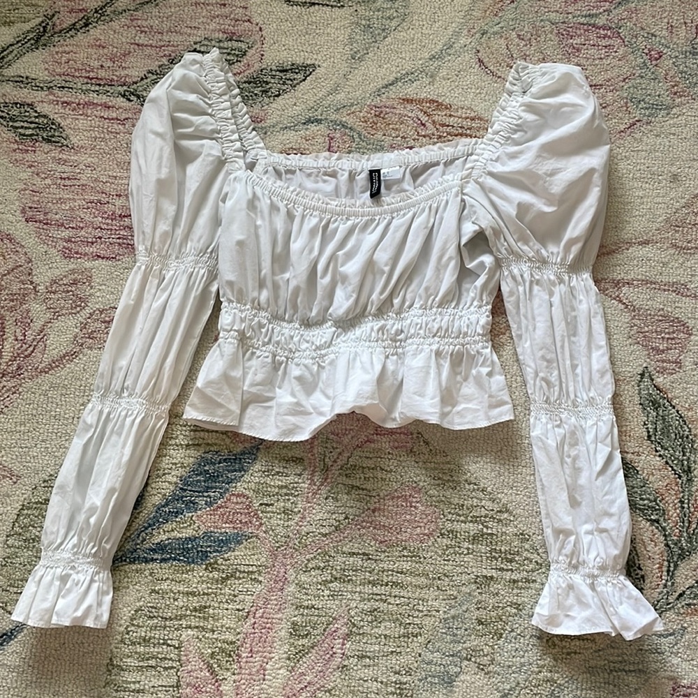 White blouse top